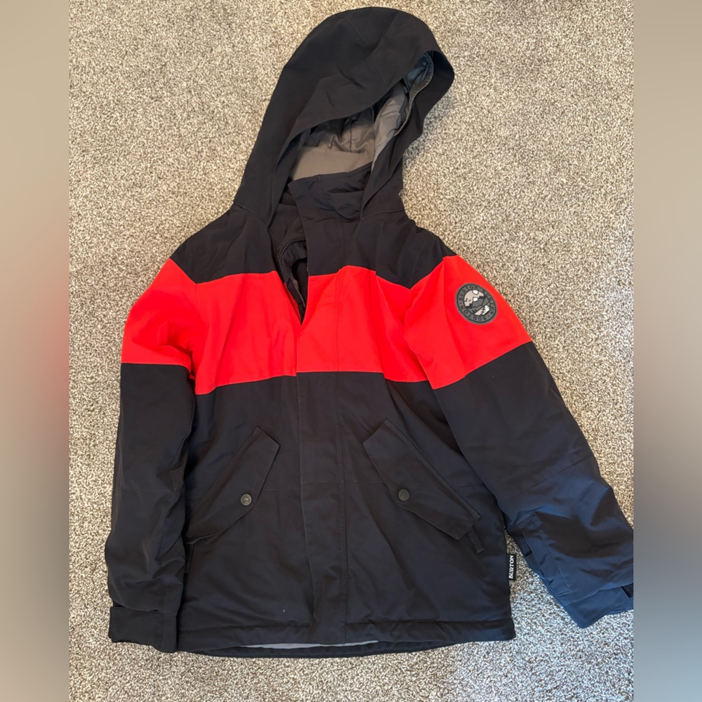 Burton kids snowboard ski jacket size Medium (10)